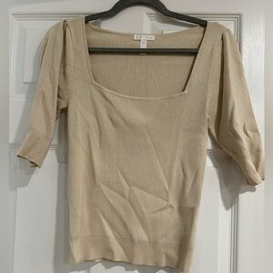 Leith Square Neck Top